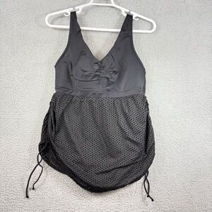 Cacique Black Women's One Piece Swimsuit